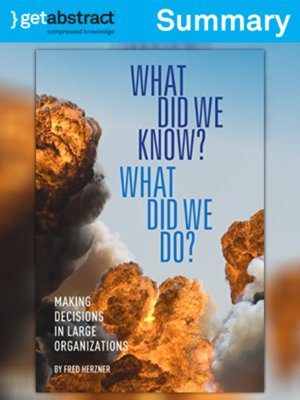 cover image of What Did We Know? What Did We Do? (Summary)